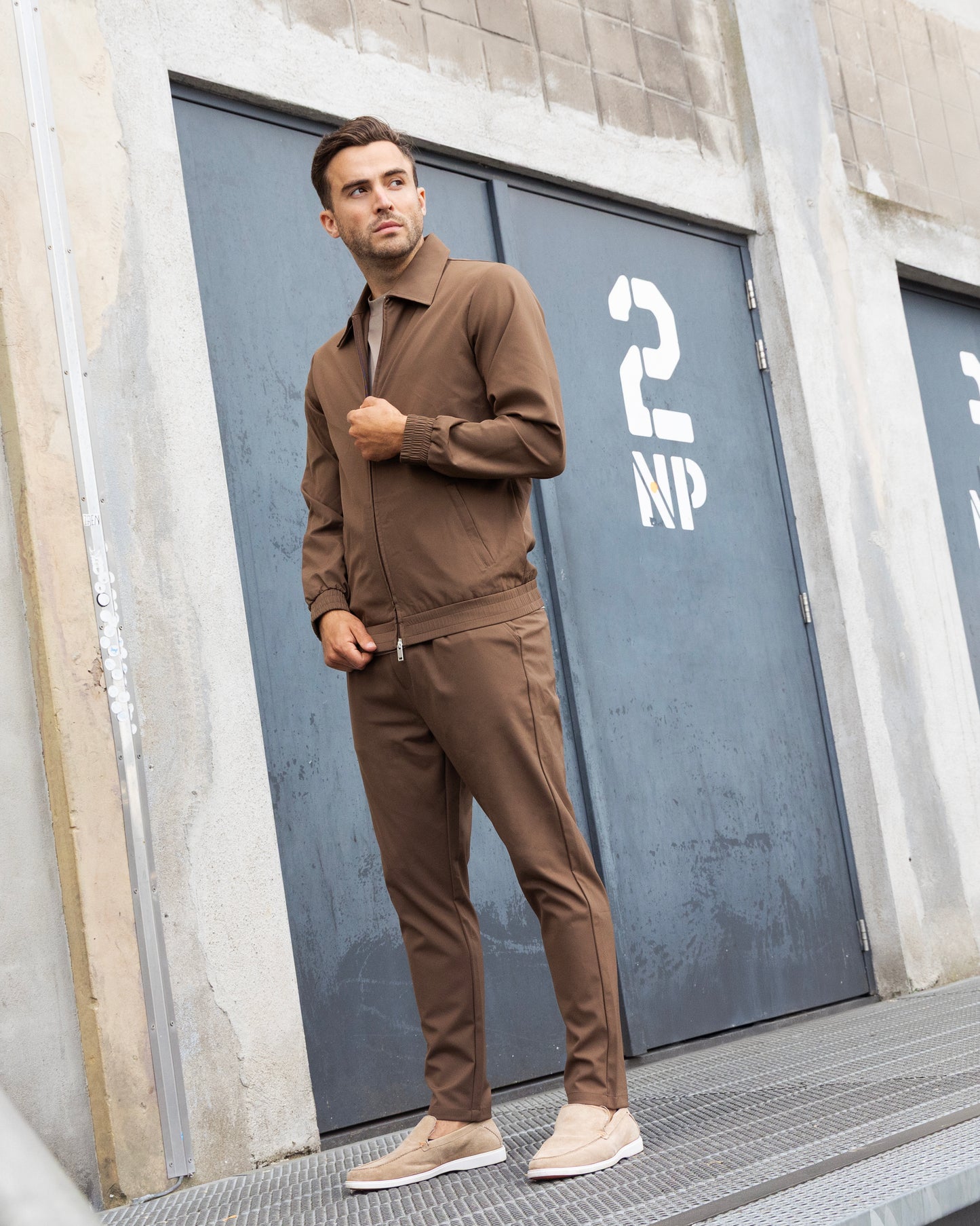 Brown Tech Suit