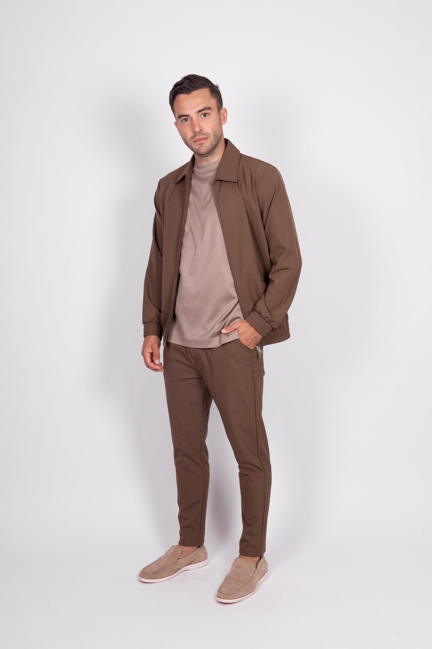 Brown Tech Suit