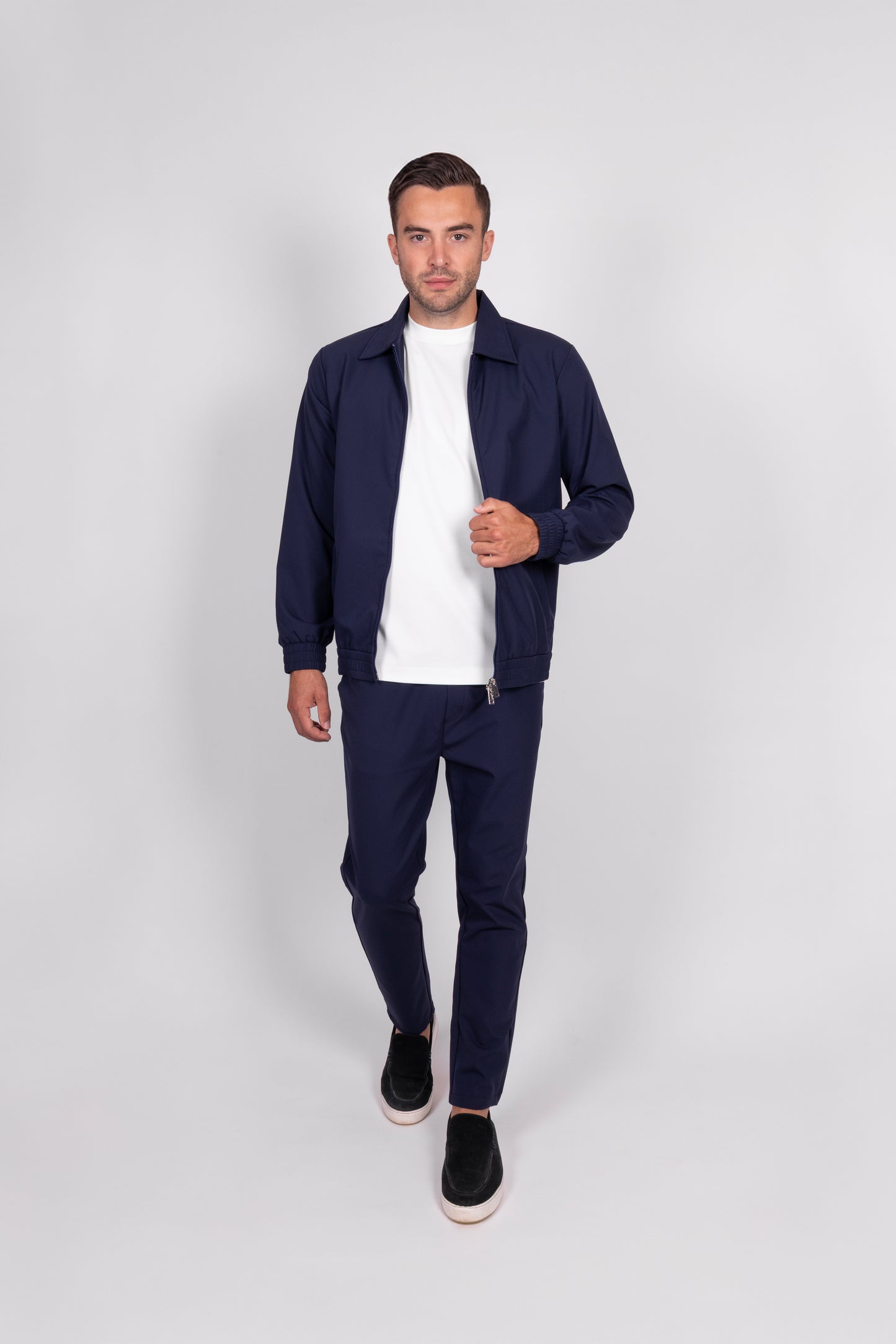 Navy Blue Tech Suit
