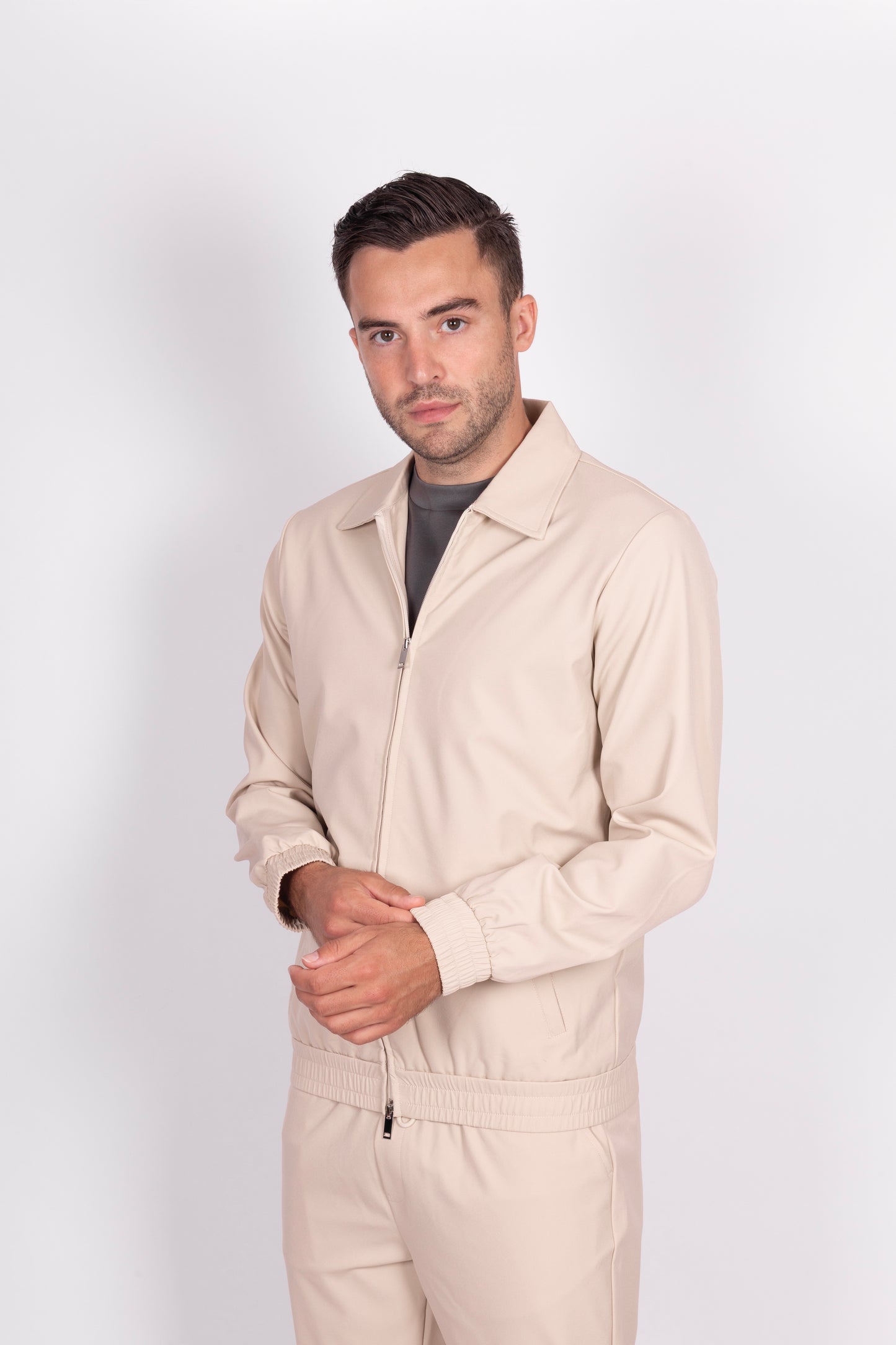 Beige Tech Vest