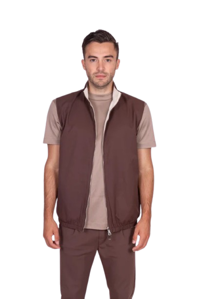 Brown Tech Gilet