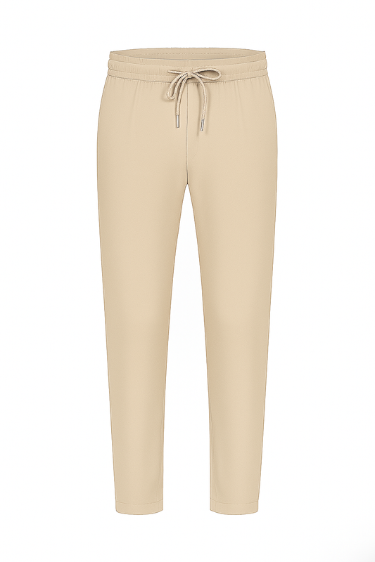 Beige Tech Pants