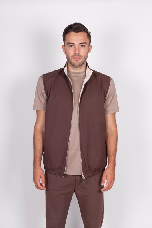 Brown Tech Gilet