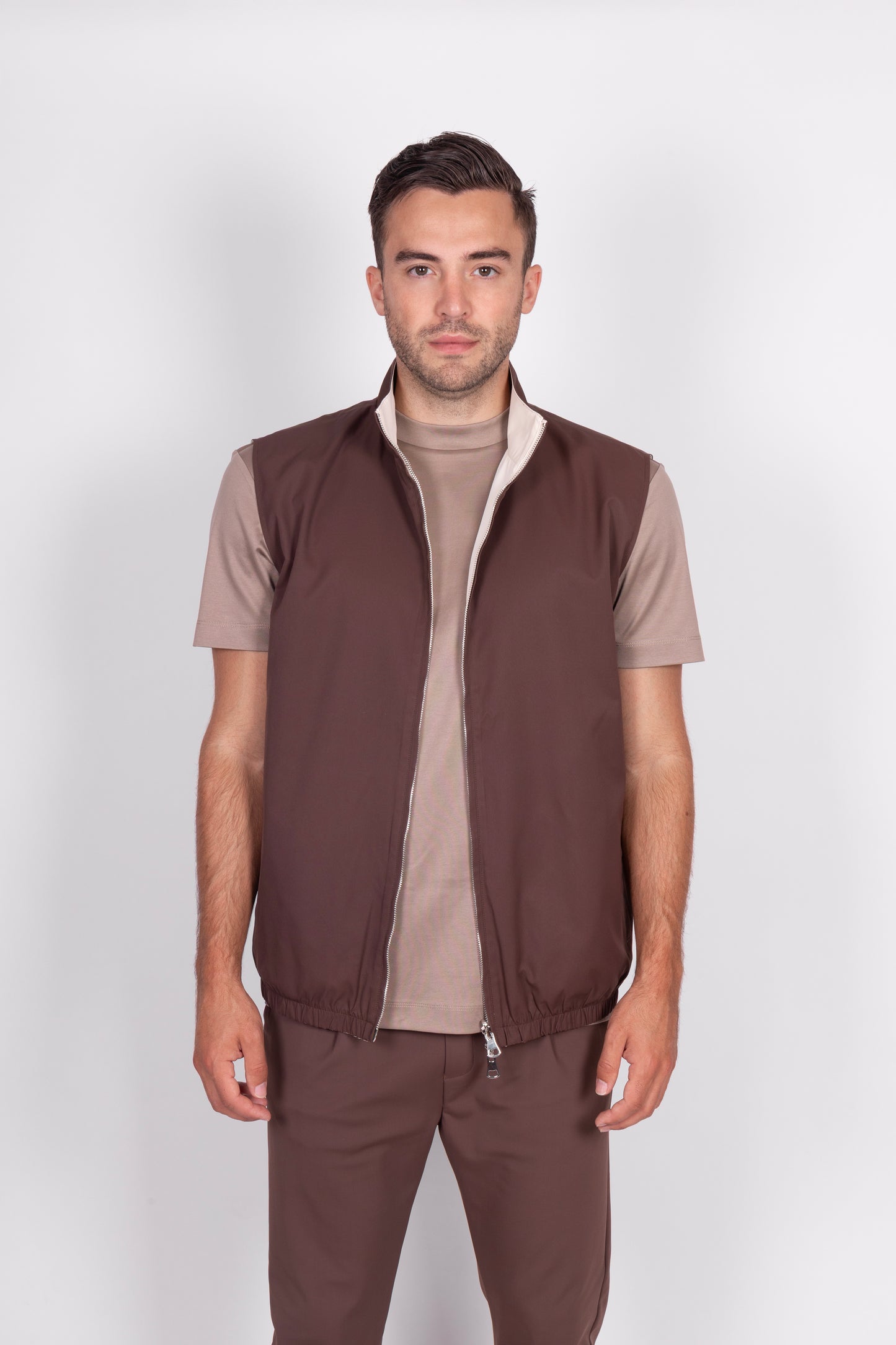 Brown Tech Gilet