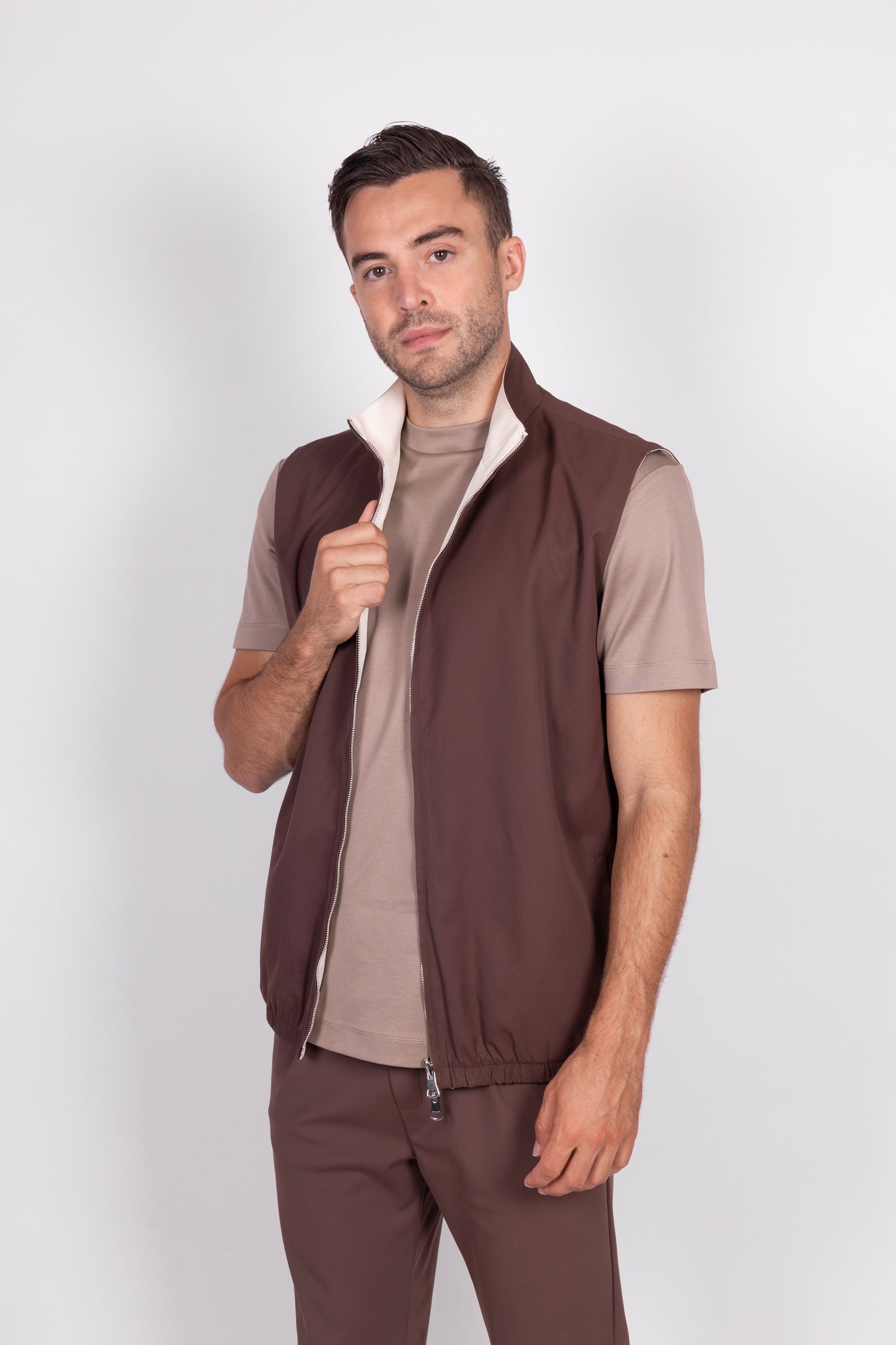 Brown Tech Gilet
