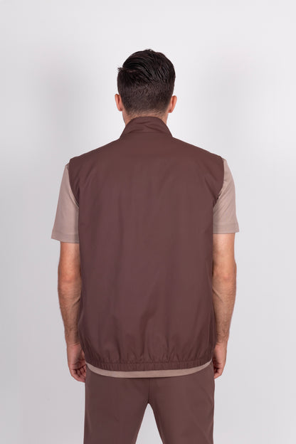 Brown Tech Gilet