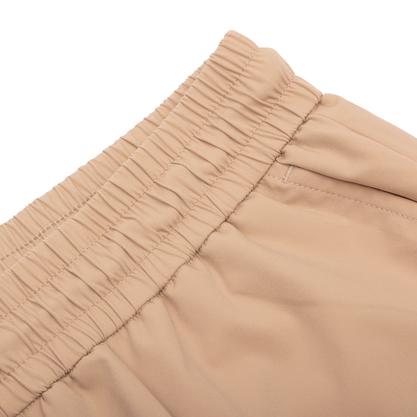 Beige Tech Shorts